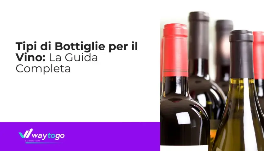 Una guida completa ai tipi di bottiglie per il vino, con immagini di diverse bottiglie.