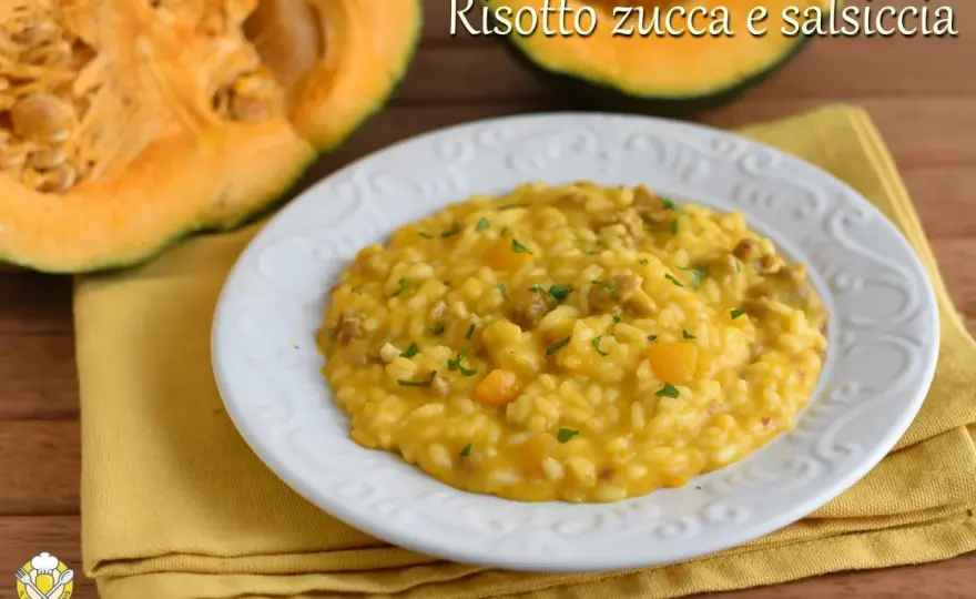 Risotto zucca e salsiccia cremoso - La ricetta perfetta