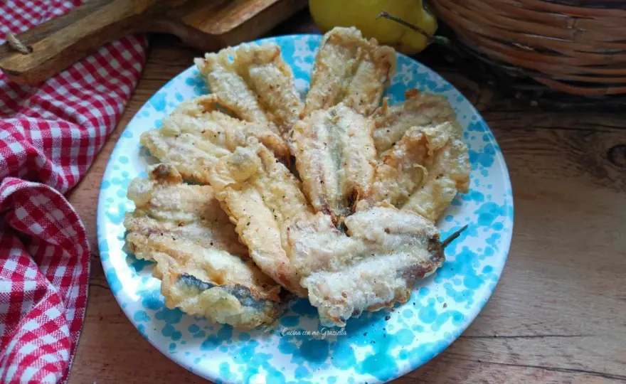 Alici fritte perfette - Il segreto per un fritto asciutto